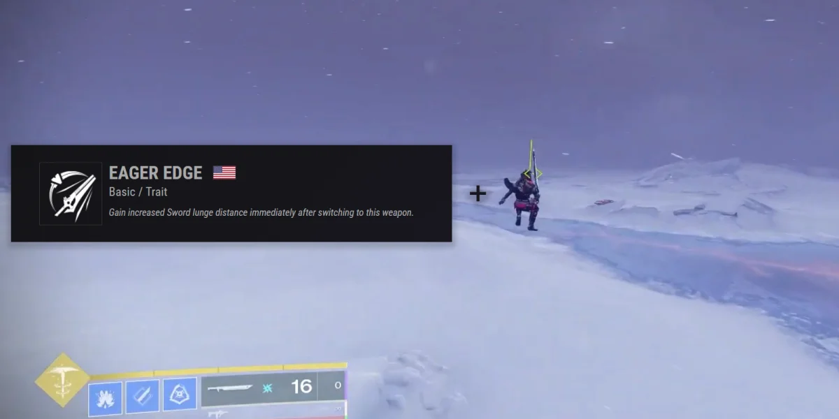 Equilibrium dungeon traversal section with Eager Edge movement in Destiny 2