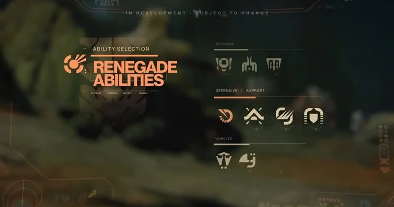 Renegade Abilities Interface