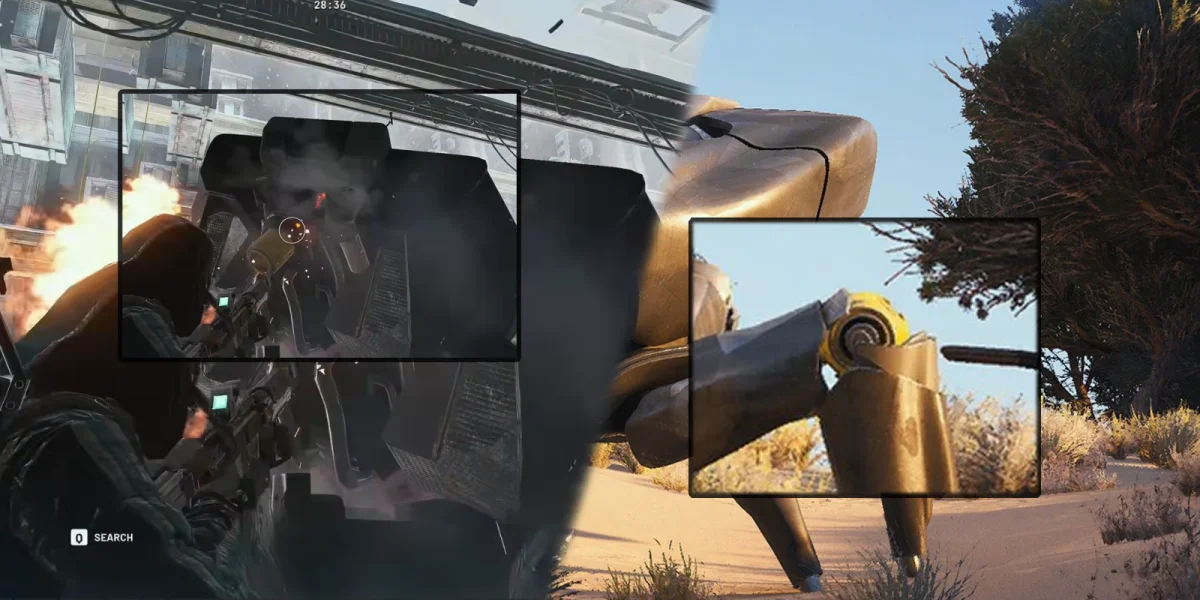 Arc Raiders Bastion weak points - knee joints and rear canister