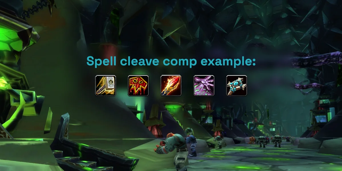 TBC Spell damage group using AoE in a dungeon