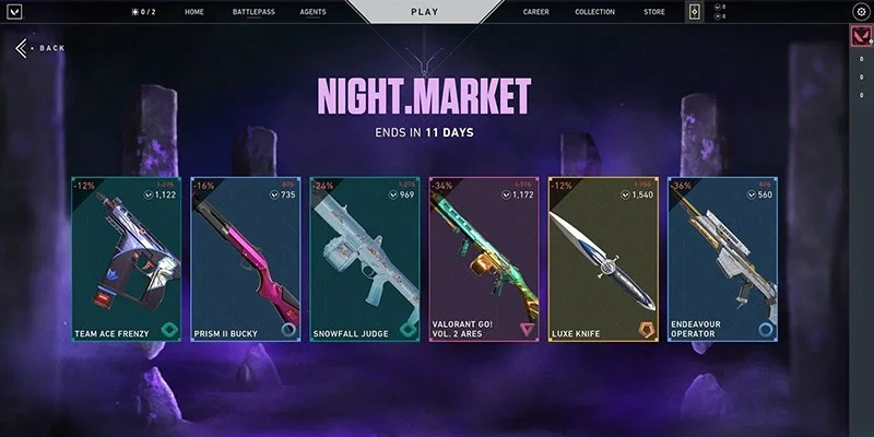 Valorant Skin Showcase