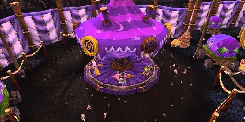 Darkmoon Faire Carousel for WHEE! buff