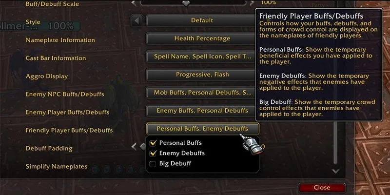 Nameplate Settings by Role