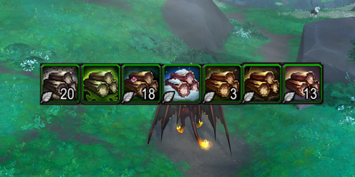 Gathering Different Lumber Types in WoW