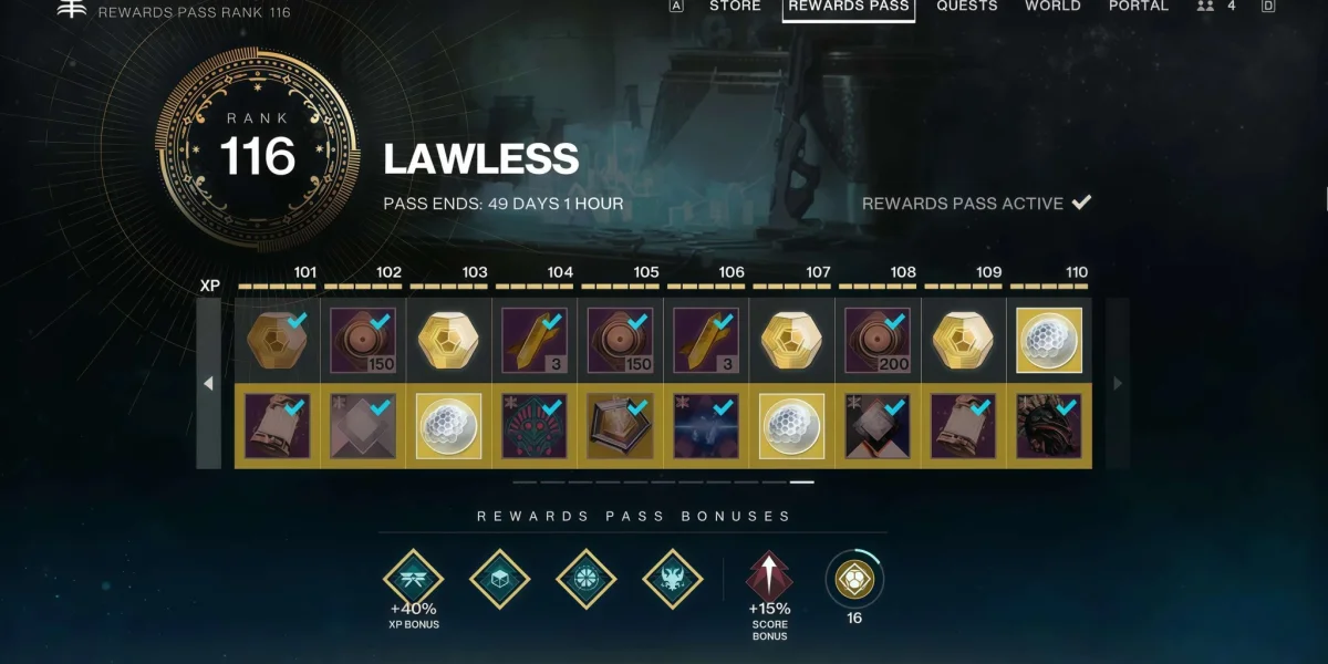 Destiny 2 Season Pass Overview