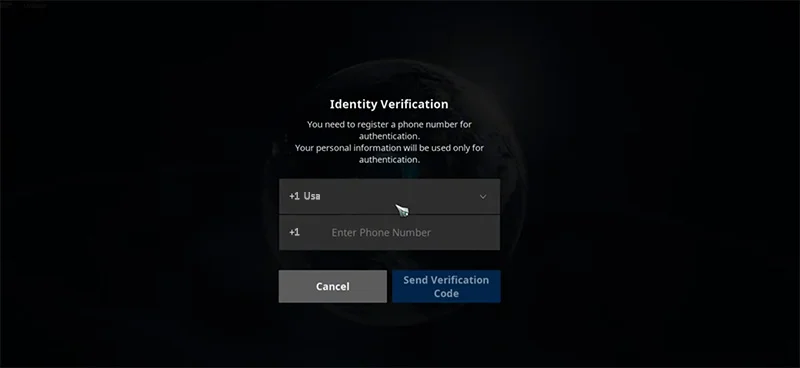 Aion 2 login screen showing verification requirements