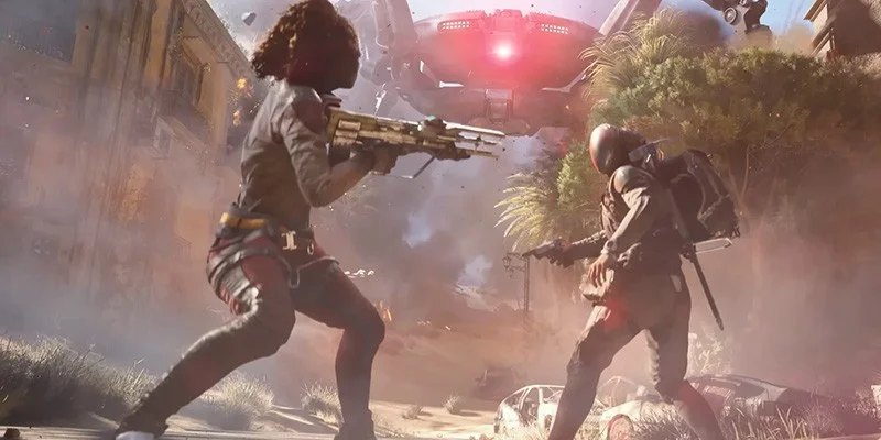 Arc Raiders PvP combat showcasing aggressive player-versus-player tactics