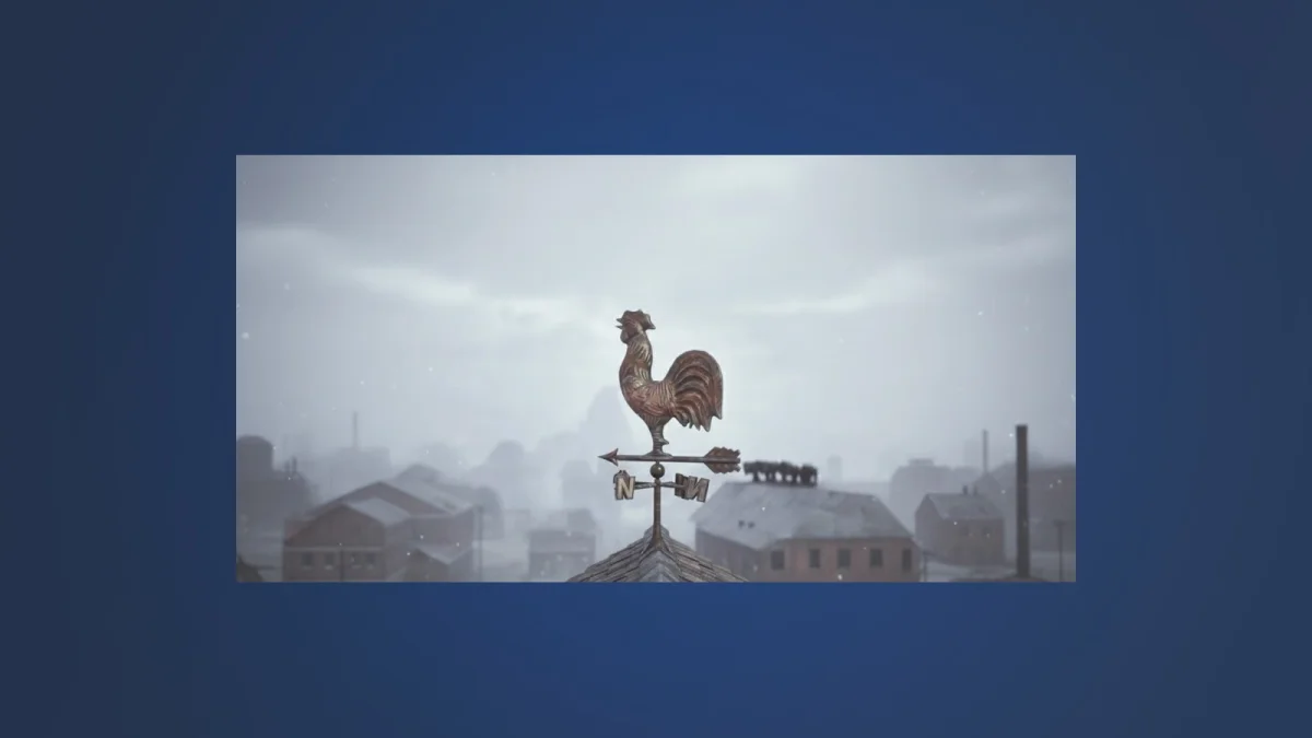 ARC Raiders Shrouded Sky update teaser showing turbulent skies and a spinning weather vane