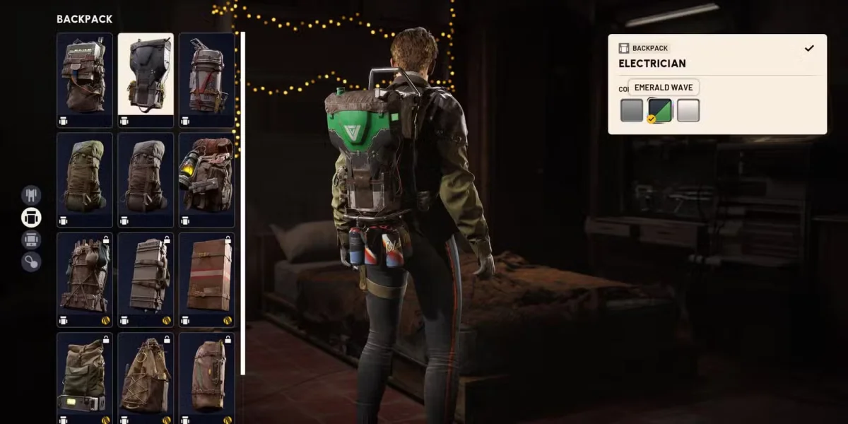 Arc Raiders Electrician Backpack Emerald Wave Variant