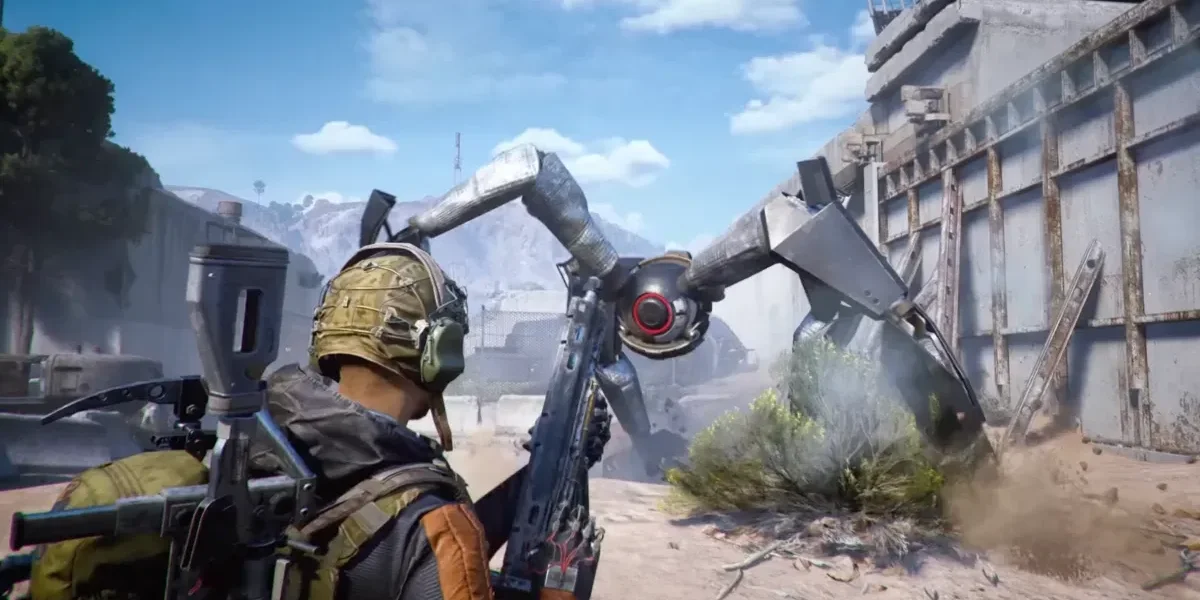 Arc Raiders surface gameplay with ARC machines