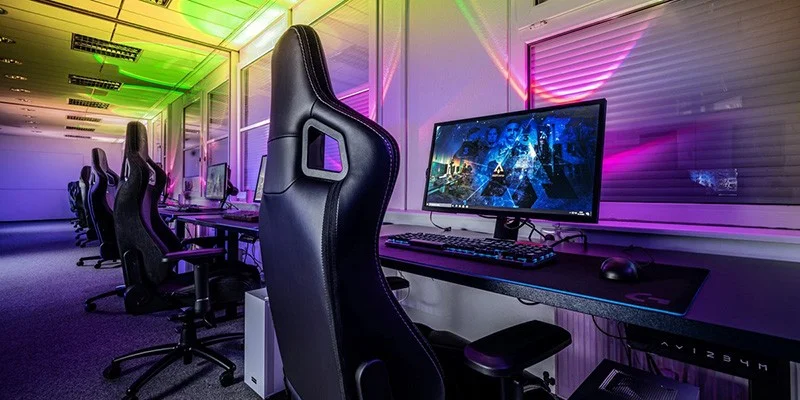 Gaming studio workspace