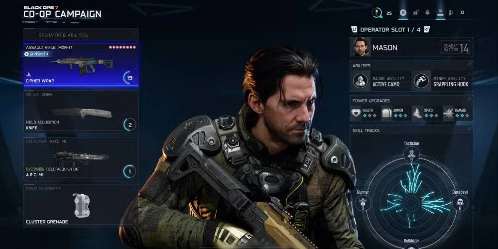 Black Ops 7 Campaign Menu