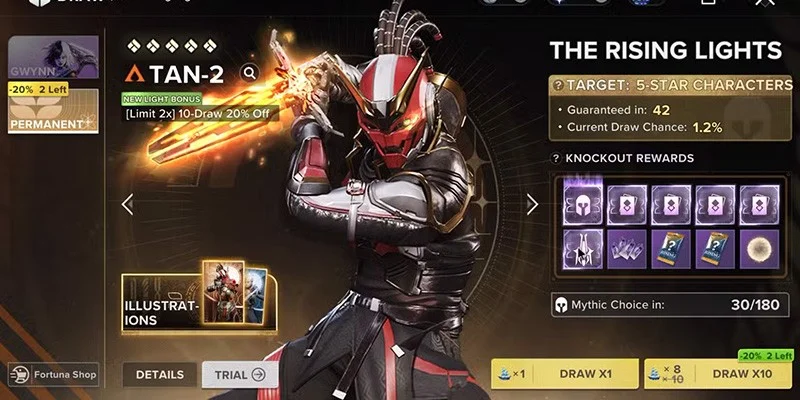 Destiny Rising Banner Pity System