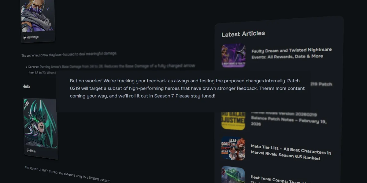 Marvel Rivals Season 7 upcoming content