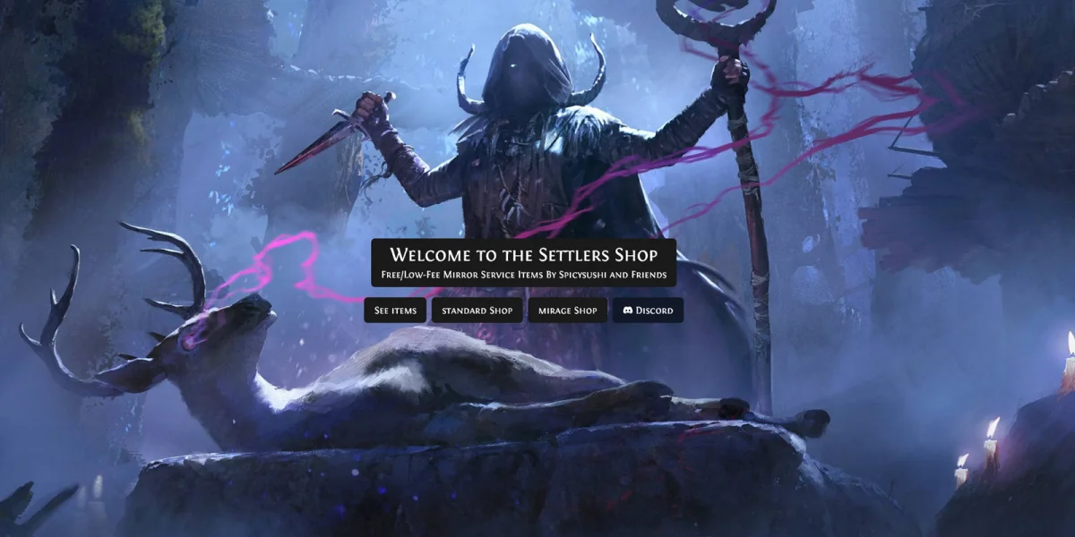 Path of Exile trading and mirror service ecosystem