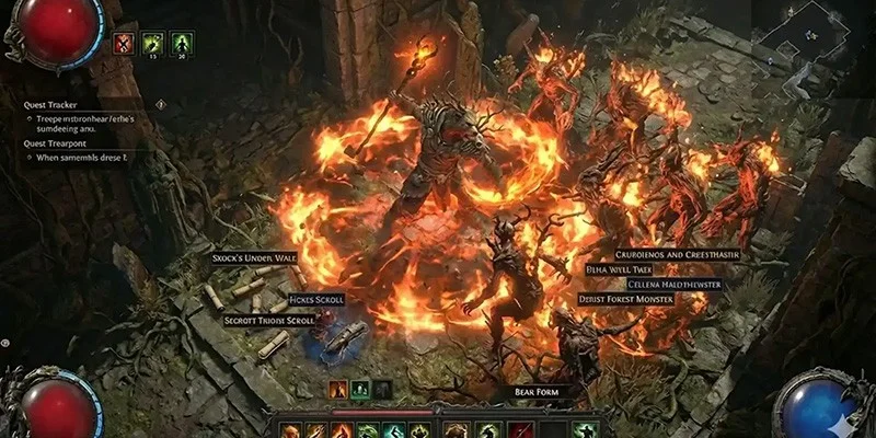 Path of Exile 2 Druid Bear Form