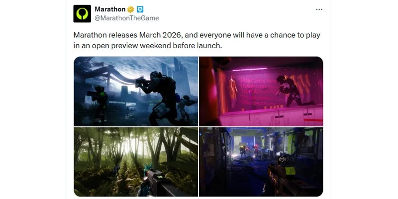 Marathon Free Weekend Announcement