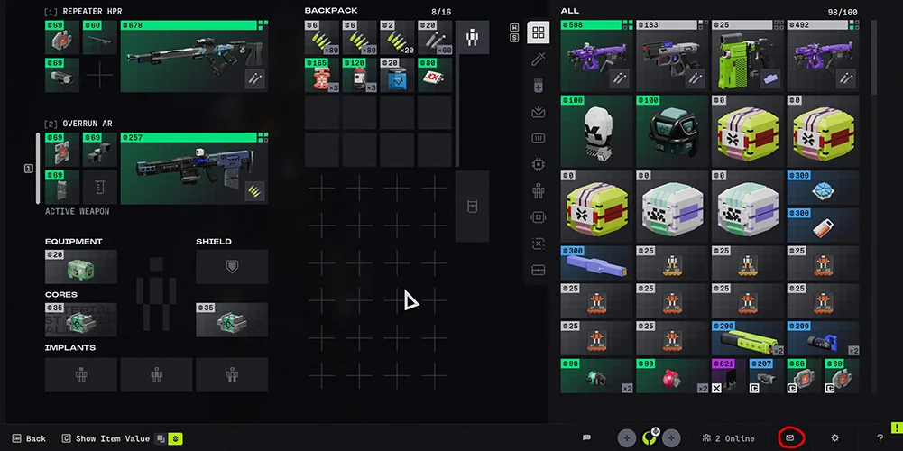 Marathon Server Slam rewards and Arrival Caches