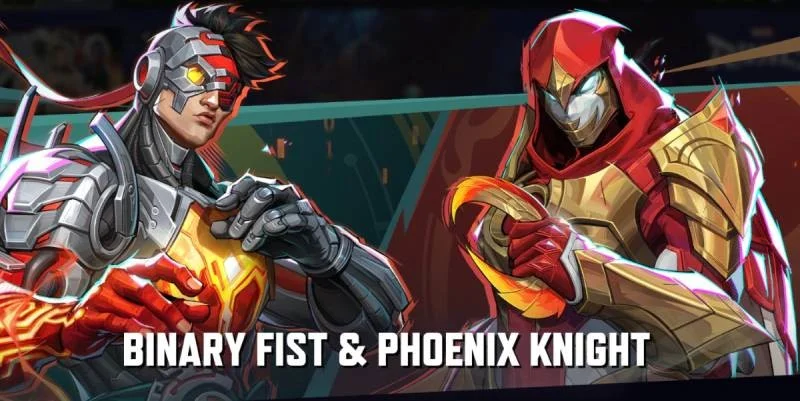 Marvel Rivals Season 2.5 Binary Fist and Phoenix Knight Skins