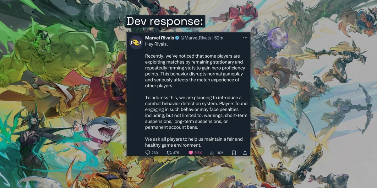 Marvel Rivals ranked mode griefing and throwing problem