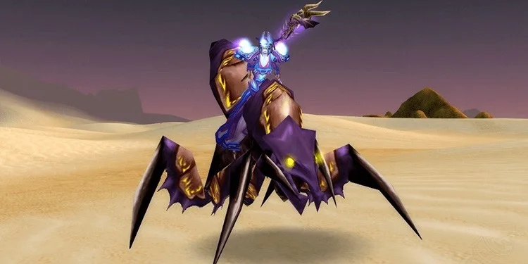 Black Qiraji Resonating Crystal Mount