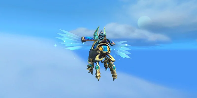 Jeweled Sapphire Scarab mount