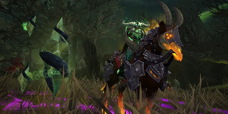 Fel-infused class mounts showcase