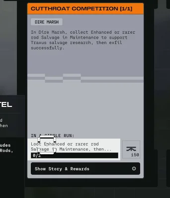 Marathon Cutthroat Competition: Traxus Contract Guide