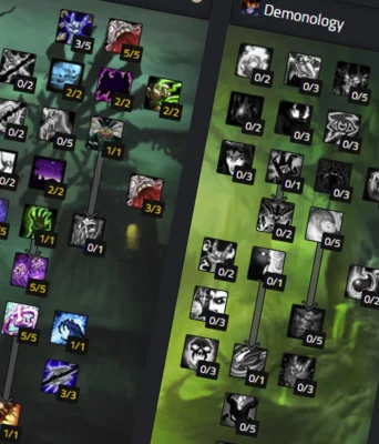 TBC Affliction Warlock Talents Guide - Best Builds