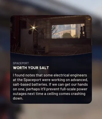 Arc Raiders Worth Your Salt Quest Guide - Spaceport