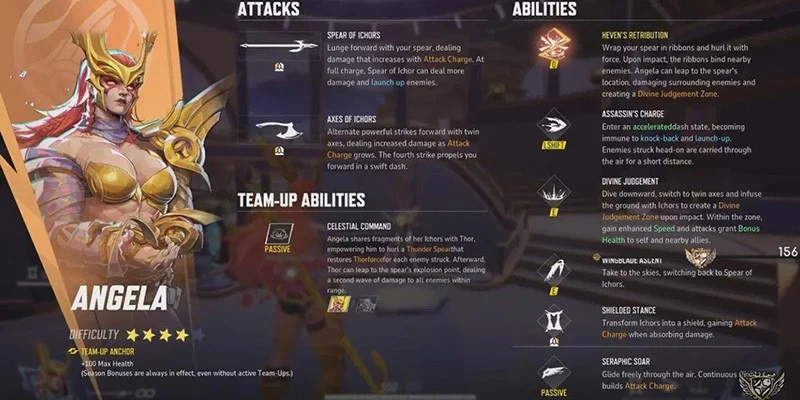Angela's abilities