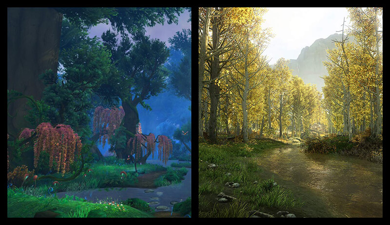 New World vs World of Warcraft - graphics