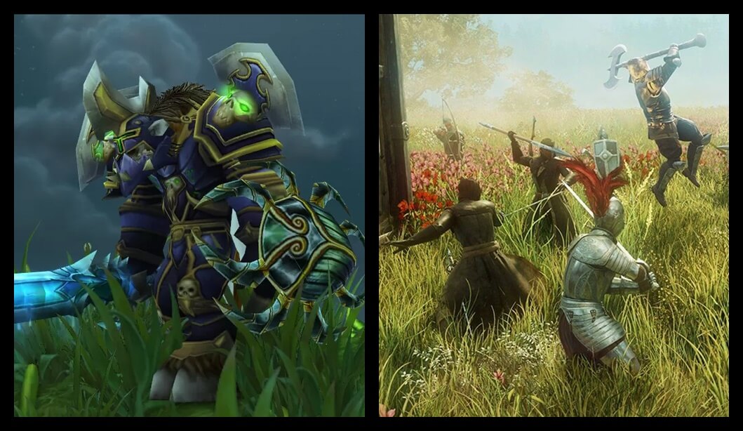 New World vs World of Warcraft - PvP