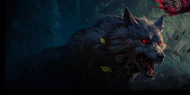 Lunar Ice Wolf Druid