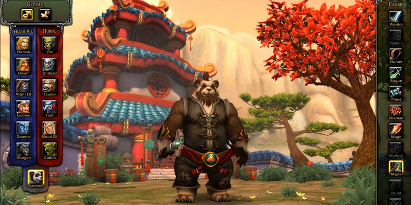 MoP Classic Class Selection