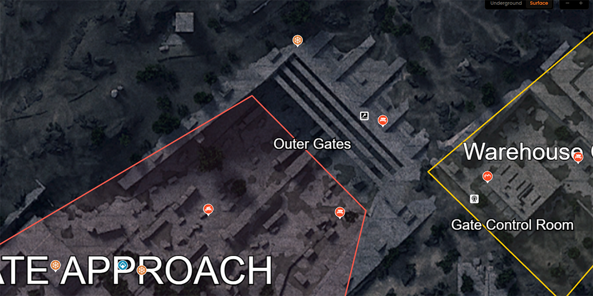 Underground Traffic Tunnels entrance with Bastion enemy