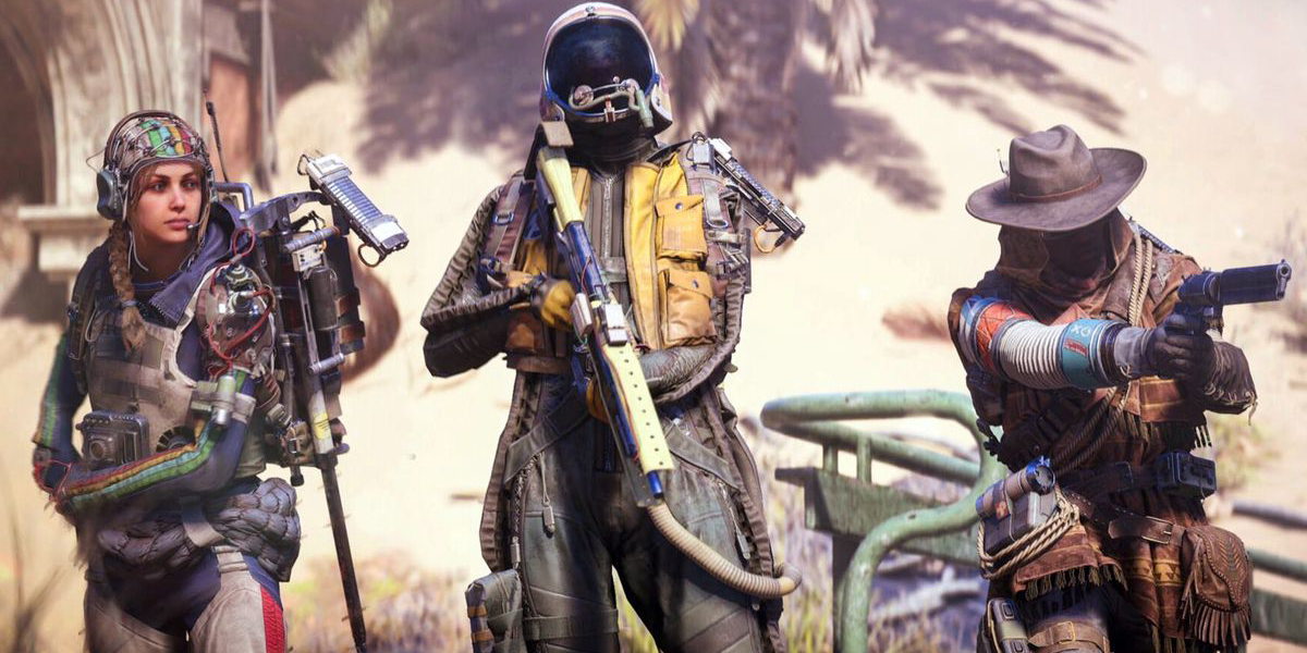 Squad of raiders coordinating at Gate Control Room