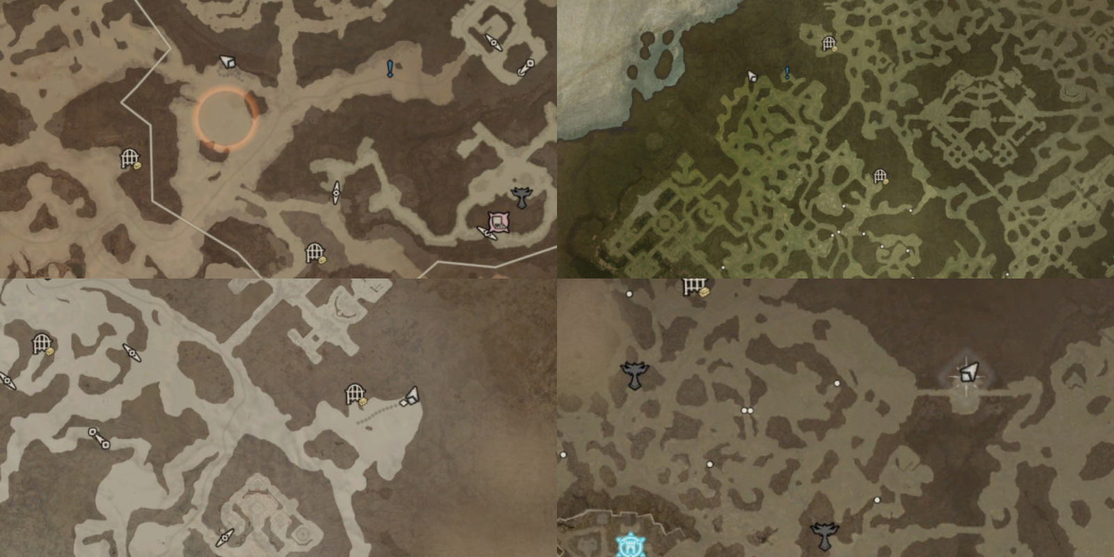 Hidden altar locations across Sanctuary