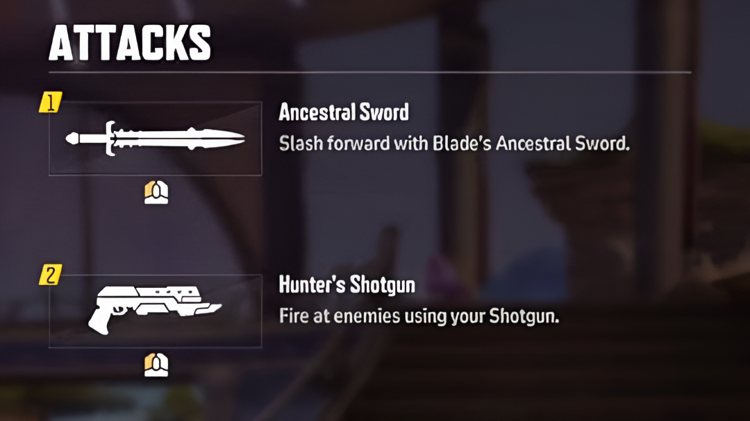 Blade's Dual Weapon System