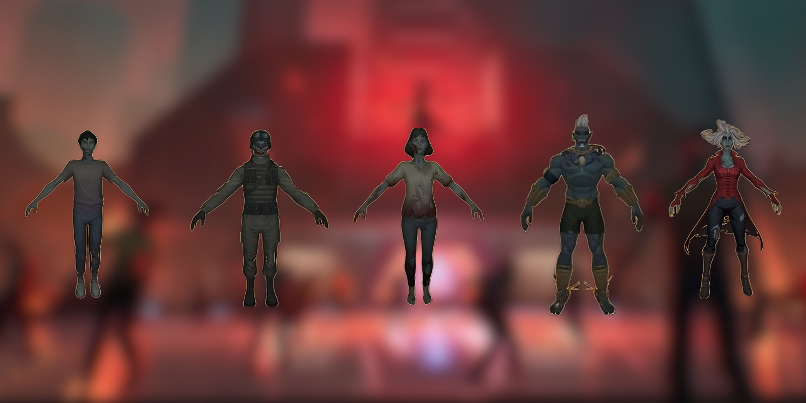 Different Zombie Enemy Types