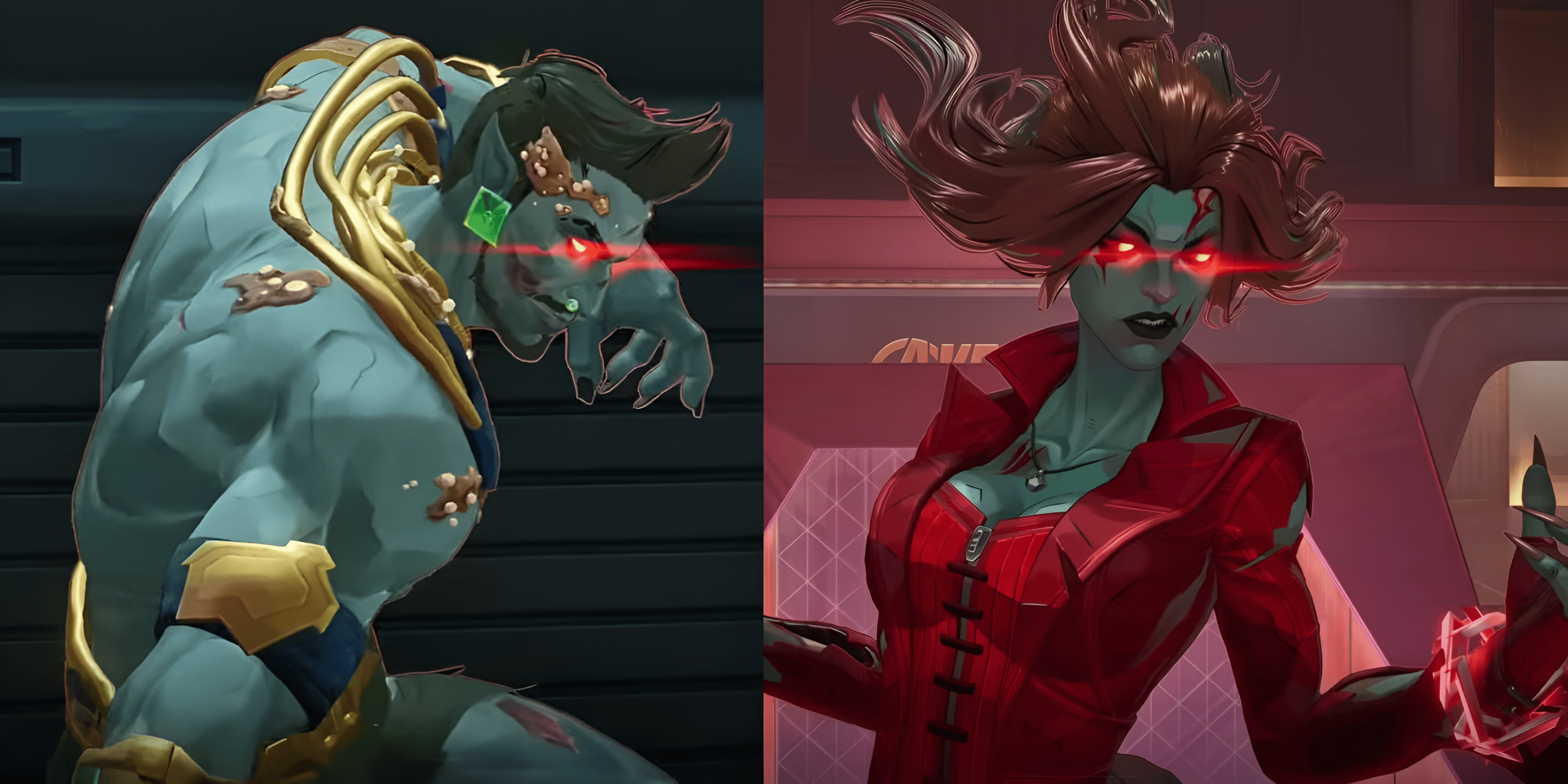 Namor and Scarlet Witch boss fights