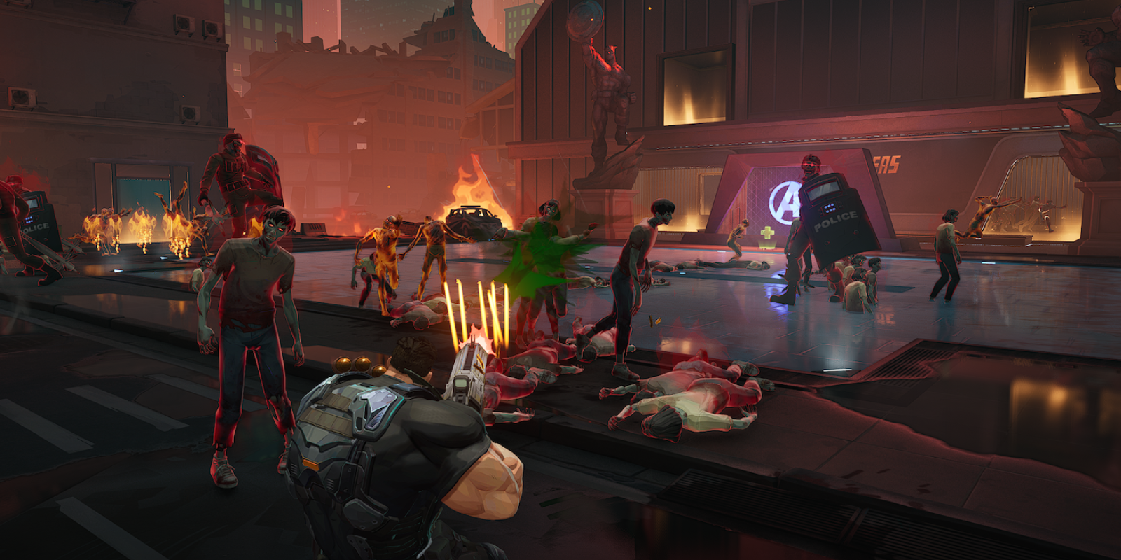 Punisher dominating Zombie Mode with Adjudication build