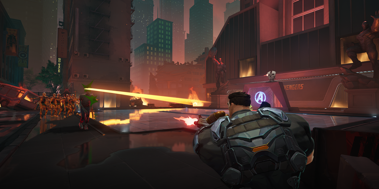 Optimal positioning for Punisher in Zombie Mode