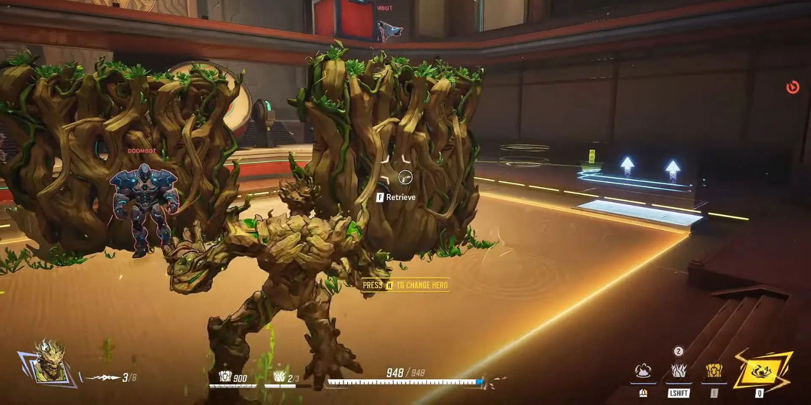 Groot planning his ultimate ability