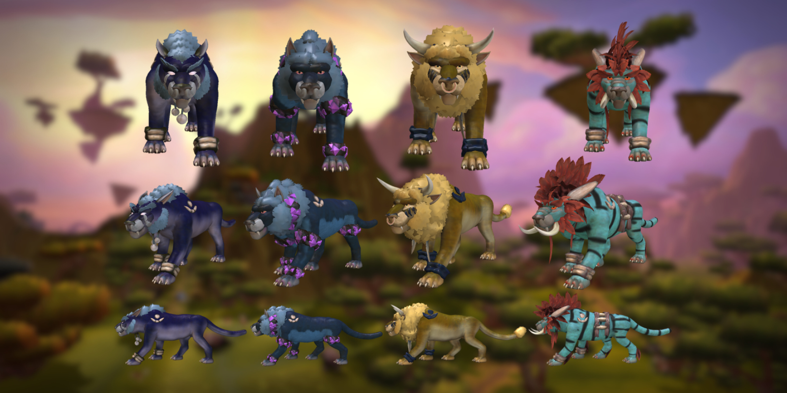 Druid Shapeshifting Forms