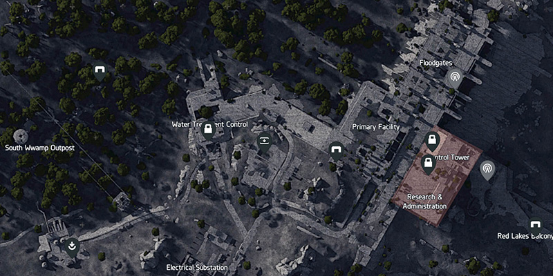 Dam Battlegrounds map overview in Arc Raiders