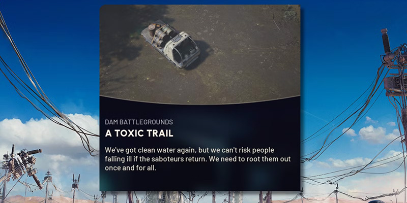 A Toxic Trail quest route