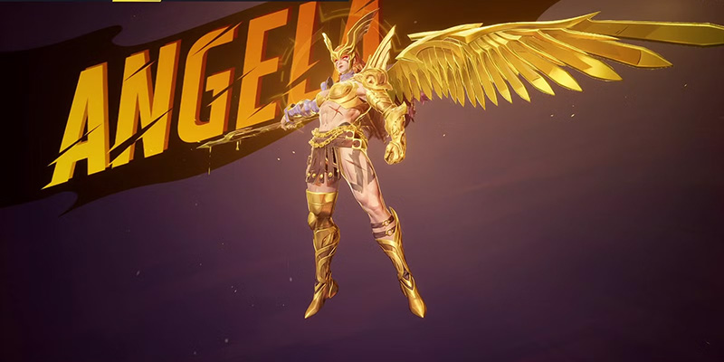 Angela in flight mode