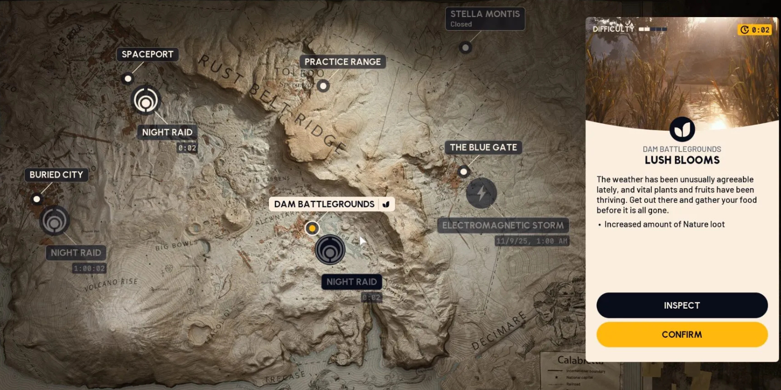 Lush Blooms event active on Arc Raiders map