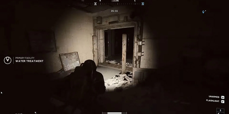 Water Treatment Control building interior